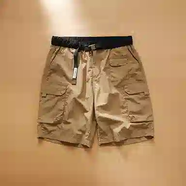 实年服工 户外休闲宽松五分运动工装短裤 男款