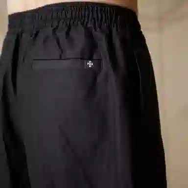 实年服工 夏季质感重磅麻棉宽松五分裤休闲短裤 男款