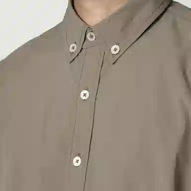 实年服工 秋冬简约抗皱通勤宽松休闲大口袋外套长袖衬衫 男款