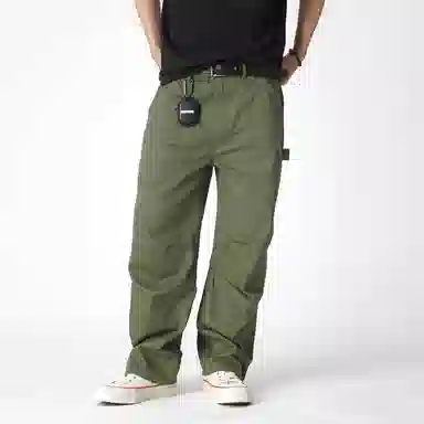 实年服工 宽松版型简约设计舒适面料时尚百搭工装裤 男款