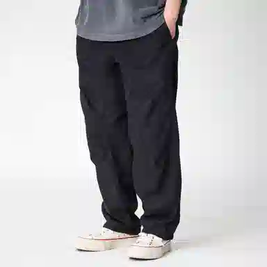 实年服工 薄款休闲宽松直筒潮流百搭工装裤 男女同款