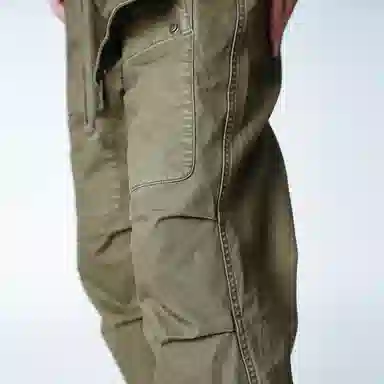 实年服工 重磅水洗质感直筒休闲长裤男装 男款