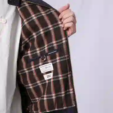 实年服工 复古老干部休闲经典百搭上衣夹克外套 男款 灰蓝黑