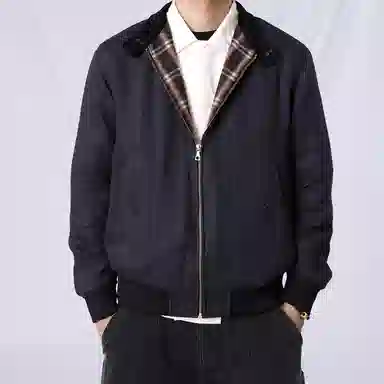 实年服工 复古老干部休闲经典百搭上衣夹克外套 男款 灰蓝黑