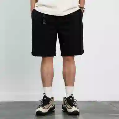 实年服工 质感简约工装宽松五分裤休闲短裤 男款