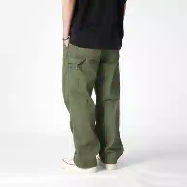 实年服工 宽松版型简约设计舒适面料时尚百搭工装裤 男款