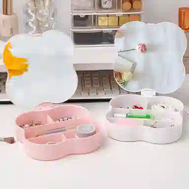 未来枫情 四叶草化妆镜收纳盒