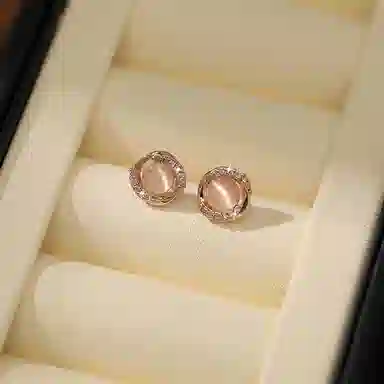 【S925银针|养耳洞】 极昼 轻奢闪耀镶钻简约个性高级感设计 气质优雅高颜值时尚百搭 睡觉免摘防过敏耳饰 锆石 耳钉 男女同款情侣款