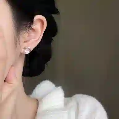 【S925银针|养耳洞】 极昼 轻奢闪耀镶钻简约个性高级感设计 气质优雅高颜值时尚百搭 睡觉免摘防过敏耳饰 锆石 耳钉 男女同款情侣款