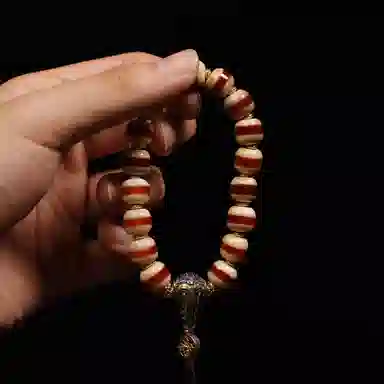 【一线药师·925银】 极限弧 吉祥平安招财藏式高级手持 简约精致 小众潮酷 个性百搭 传统玄学#好运 玛瑙 手串 男女同款情侣款