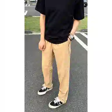 臣目 侧拉链微喇速干裤子男夏季薄款美式机能工装裤户外徒步登山裤休闲裤 男女同款