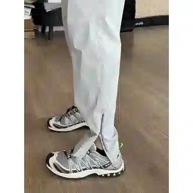 臣目 侧拉链微喇速干裤子男夏季薄款美式机能工装裤户外徒步登山裤休闲裤 男女同款