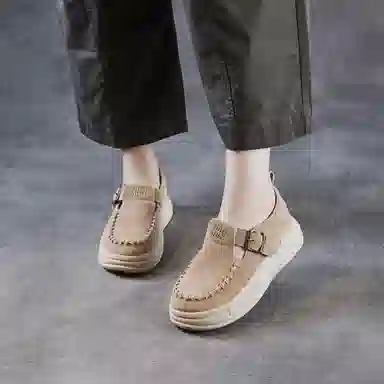 SENJIALUO Birkenstock Style Buckle Shoes 2025