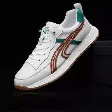 SENJIALUO Casual Leather Sneakers