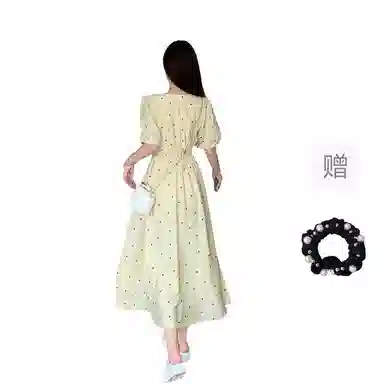 雾闪闪 时尚潮流舒适短袖连衣裙 女款