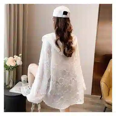 雾闪闪 宽松薄款休闲长袖雪纺衫 女款