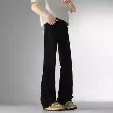 布客行 美式高街复古水洗舒适百搭显高显瘦阔腿直筒长裤牛仔裤 男女同款