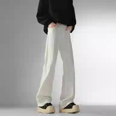 布客行 美式高街复古水洗舒适百搭显高显瘦阔腿直筒长裤牛仔裤 男女同款