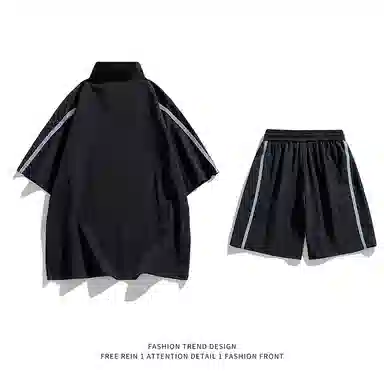 沐诚阳译 经典潮牌户外与学院风服饰组合休闲运动套装 男女同款