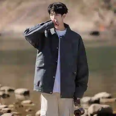 美式潮流复古翻领多风格休闲服饰皮衣 男女同款