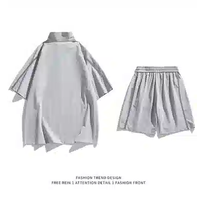 沐诚阳译 经典潮牌户外与学院风服饰组合休闲运动套装 男女同款