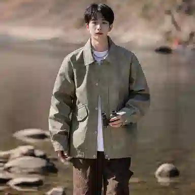 美式潮流复古翻领多风格休闲服饰皮衣 男女同款