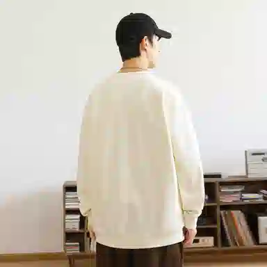 JEANSWEST Flame Print Crewneck Sweatshirt