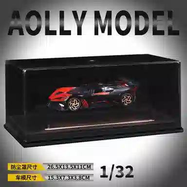 金车将 布加迪 飞火流星 合金车模 氛围感灯光展示 收藏 成品模型