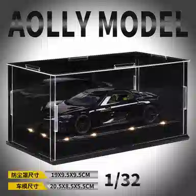 金车将 柯尼塞格 双子座 仿真合金车模 氛围感灯光展示礼盒礼袋 成品模型