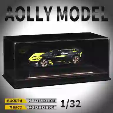 金车将 布加迪 飞火流星 合金车模 氛围感灯光展示 收藏 成品模型