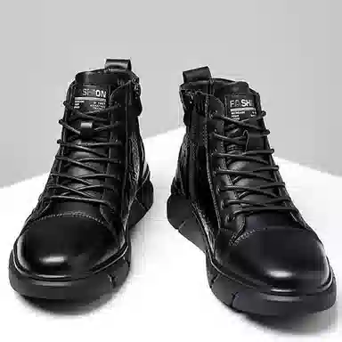 YUDASHU Winter Leather Boots