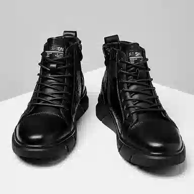 YUDASHU Winter Leather Boots