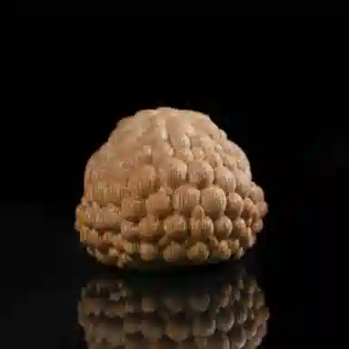 嫒柯 新中式国潮文玩 恶霸金蟾 招财纳福 诸事顺遂 万事日益 竹木 手把件 男女同款情侣款