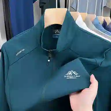 老爷车 户外休闲轻薄立领纯色防晒服 男款