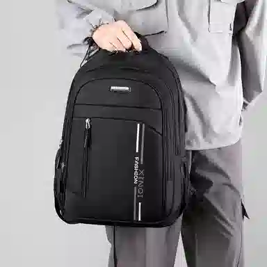 泰格奴 时尚百搭休闲商务通勤旅行个性风格独特背包潮流初中生高中生大学生上课百搭书包 尼龙 双肩包 男款 多色