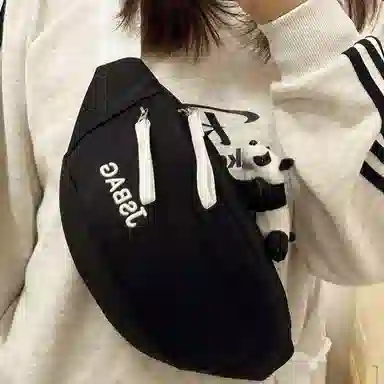 泰格奴 百搭简约撞色轻便潮流 涤纶（聚酯纤维） 胸包 女款 多色