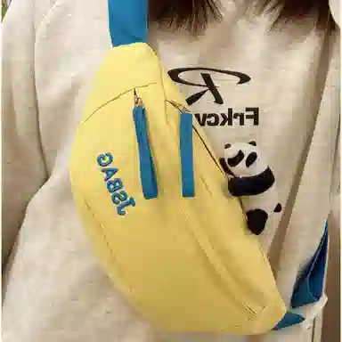 泰格奴 百搭简约撞色轻便潮流 涤纶（聚酯纤维） 胸包 女款 多色