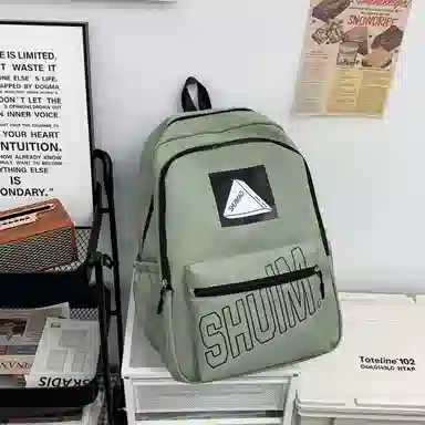 泰格奴 工装机能百搭个性运动街头旅行大容量背包初中生高中生大学生上课百搭书包 尼龙 双肩包 男女同款情侣款 多色