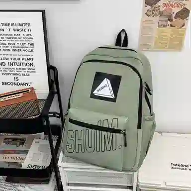 泰格奴 工装机能百搭个性运动街头旅行大容量背包初中生高中生大学生上课百搭书包 尼龙 双肩包 男女同款情侣款 多色