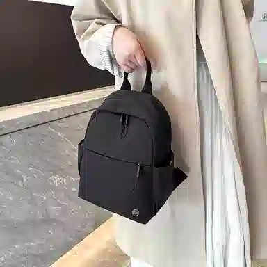 泰格奴 洋气个性气质撞色系轻便百搭背包美版韩流高级感潮流时尚初中高中大学生上课百搭书包 尼龙 双肩包 男女同款情侣款 多色