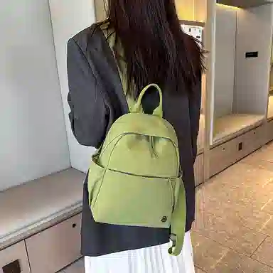 泰格奴 洋气个性气质撞色系轻便百搭背包美版韩流高级感潮流时尚初中高中大学生上课百搭书包 尼龙 双肩包 男女同款情侣款 多色