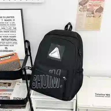 泰格奴 工装机能百搭个性运动街头旅行大容量背包初中生高中生大学生上课百搭书包 尼龙 双肩包 男女同款情侣款 多色