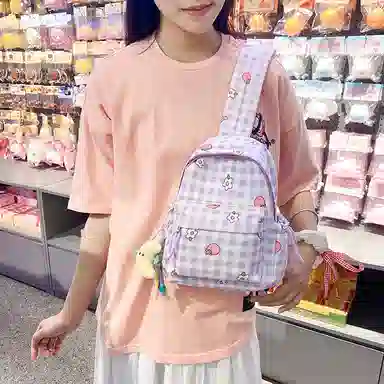 泰格奴 小清新休闲高颜值韩版背包初中高中大学上课百搭 尼龙 双肩包 男女同款情侣款 多色