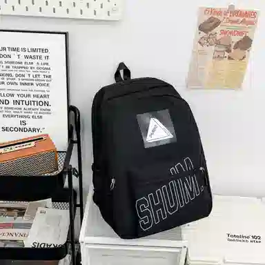 泰格奴 工装机能百搭个性运动街头旅行大容量背包初中生高中生大学生上课百搭书包 尼龙 双肩包 男女同款情侣款 多色