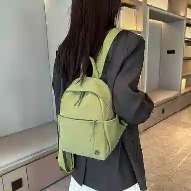 泰格奴 洋气个性气质撞色系轻便百搭背包美版韩流高级感潮流时尚初中高中大学生上课百搭书包 尼龙 双肩包 男女同款情侣款 多色