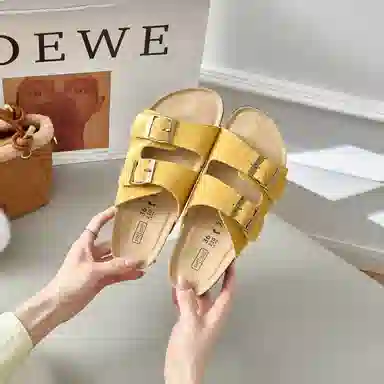 Lanmu Retro Soft Sole Slides