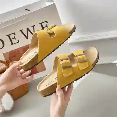 Lanmu Retro Soft Sole Slides