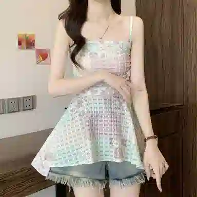 沐晓欣 简约通勤时尚吊带 女款