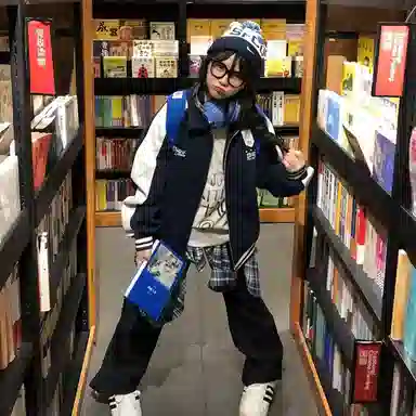 桴生 美式撞色立领休闲宽松春秋百搭情侣棒球服夹克 女款