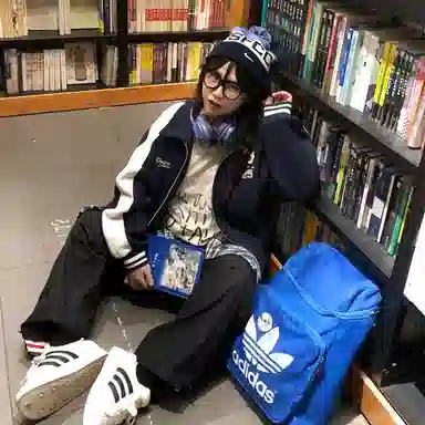 桴生 美式撞色立领休闲宽松春秋百搭情侣棒球服夹克 女款